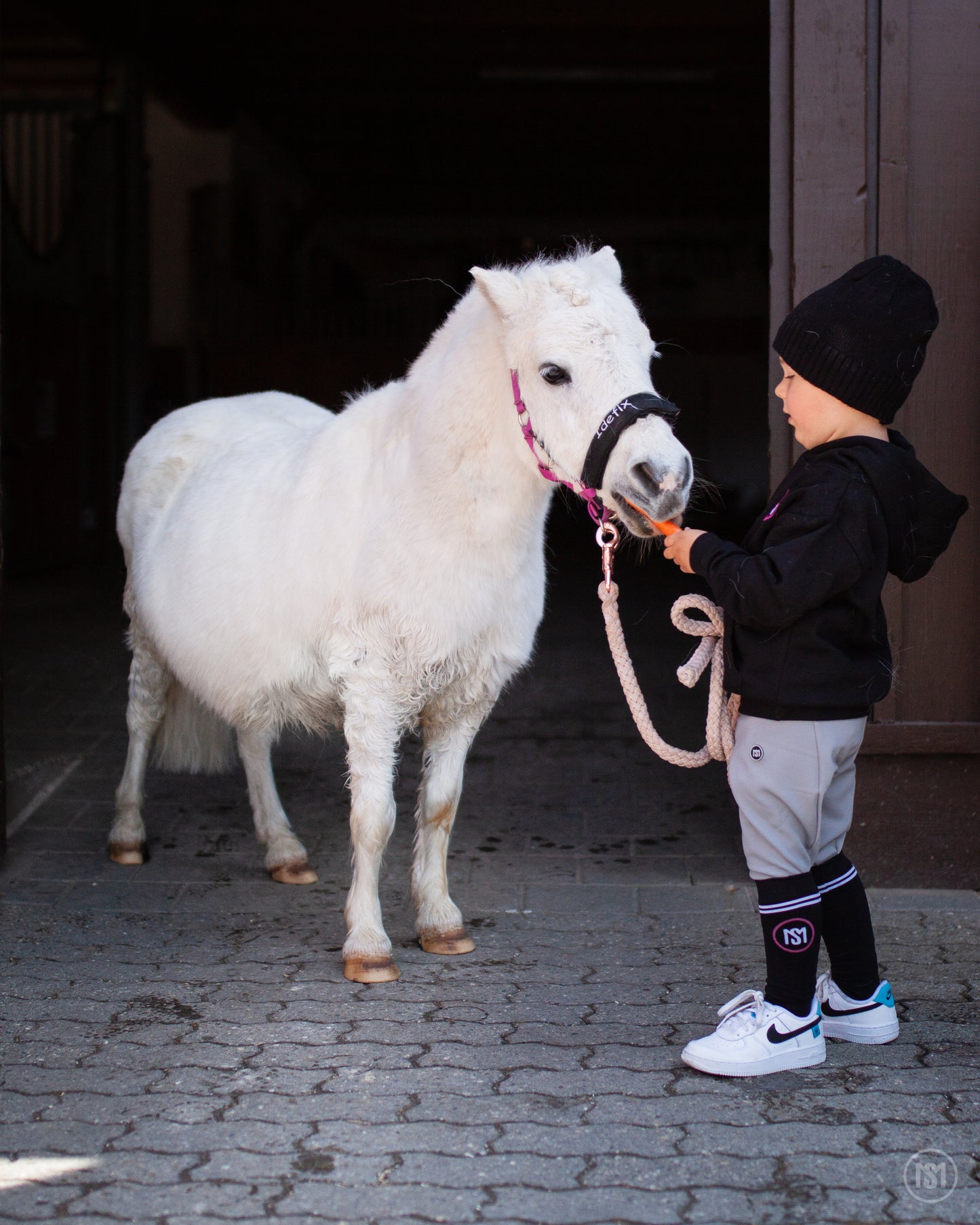 Kinderreithose Pauli Grau