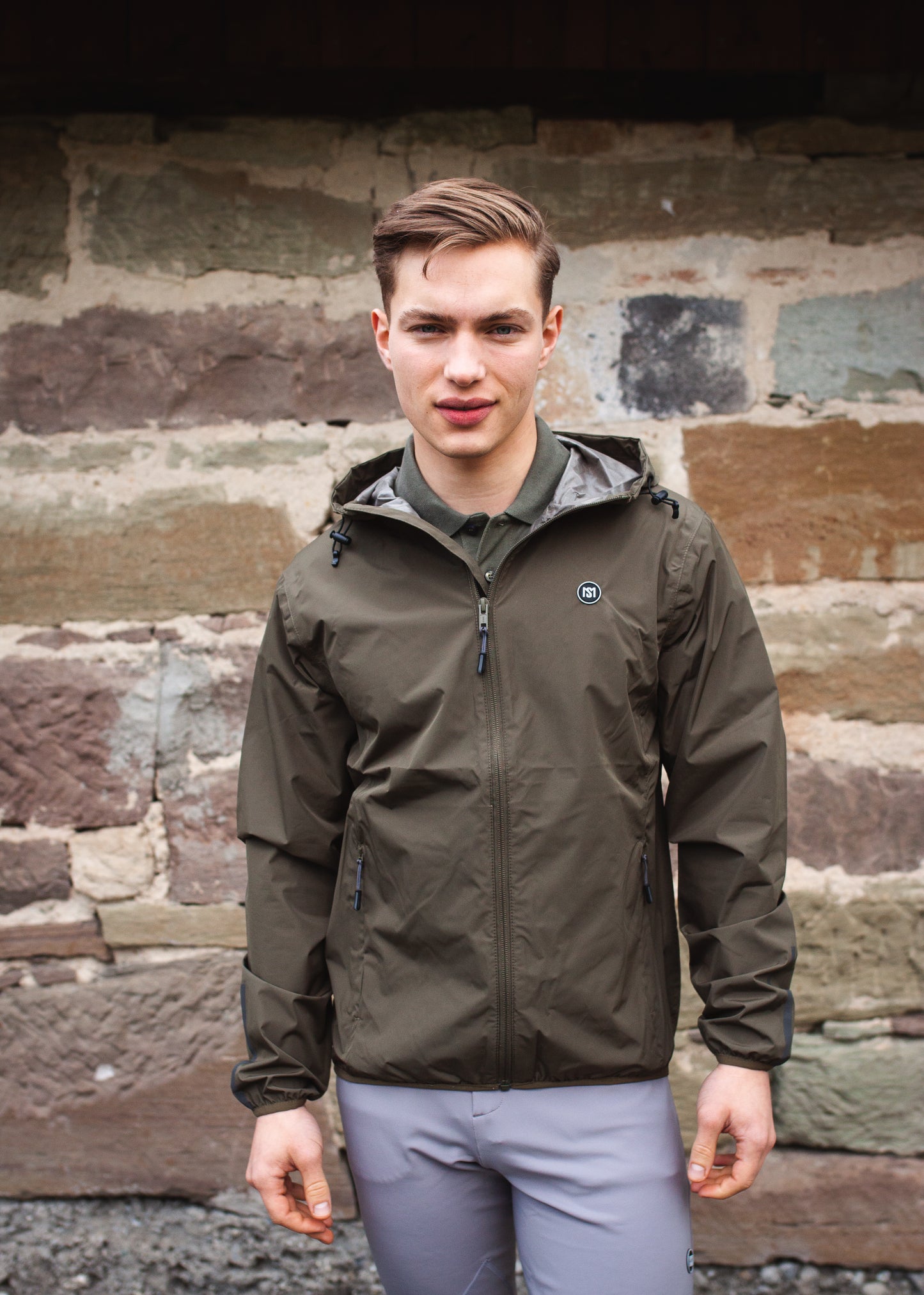 MS Rain Jacket Men Olive