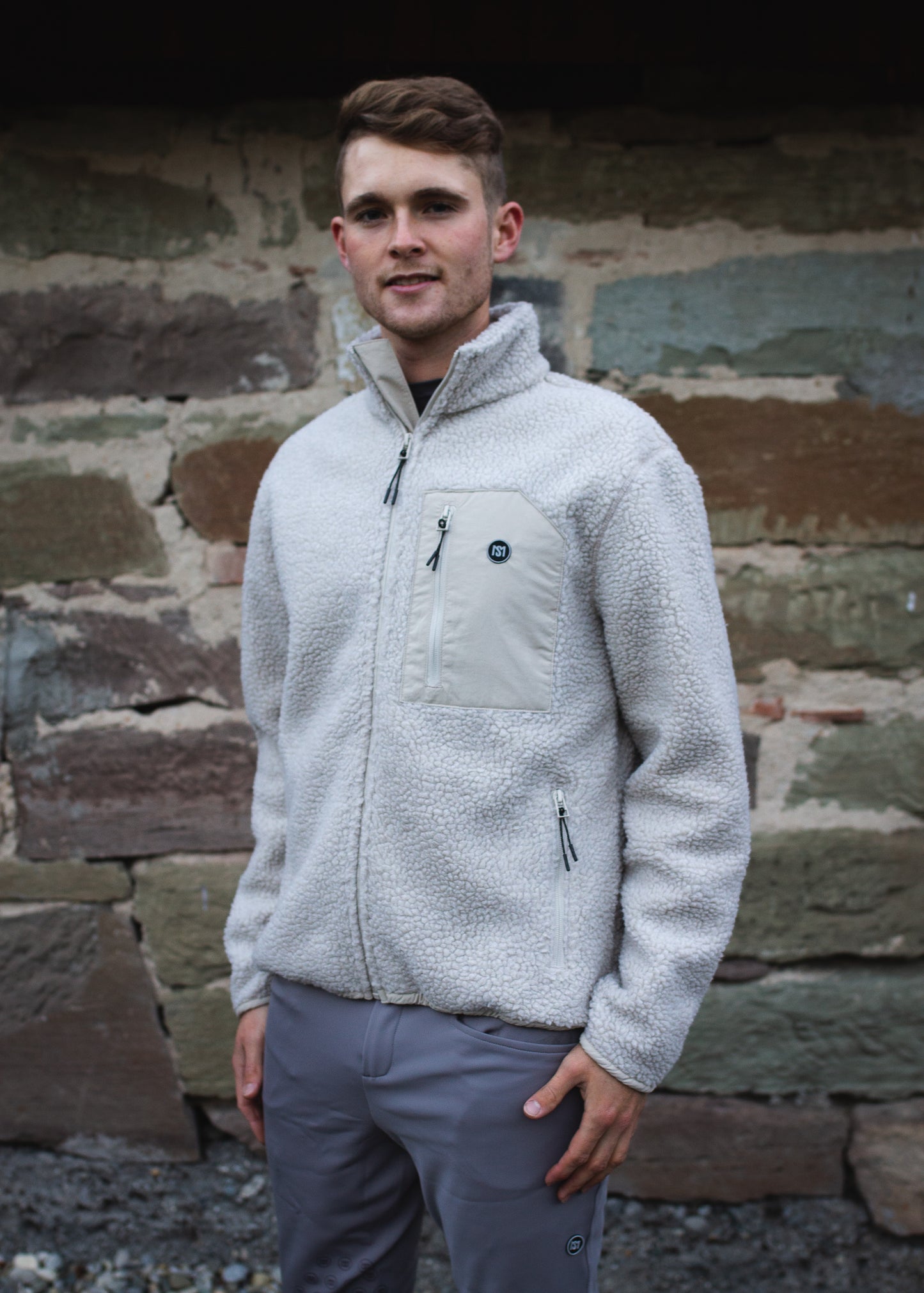 MS Teddy Jacket Beige