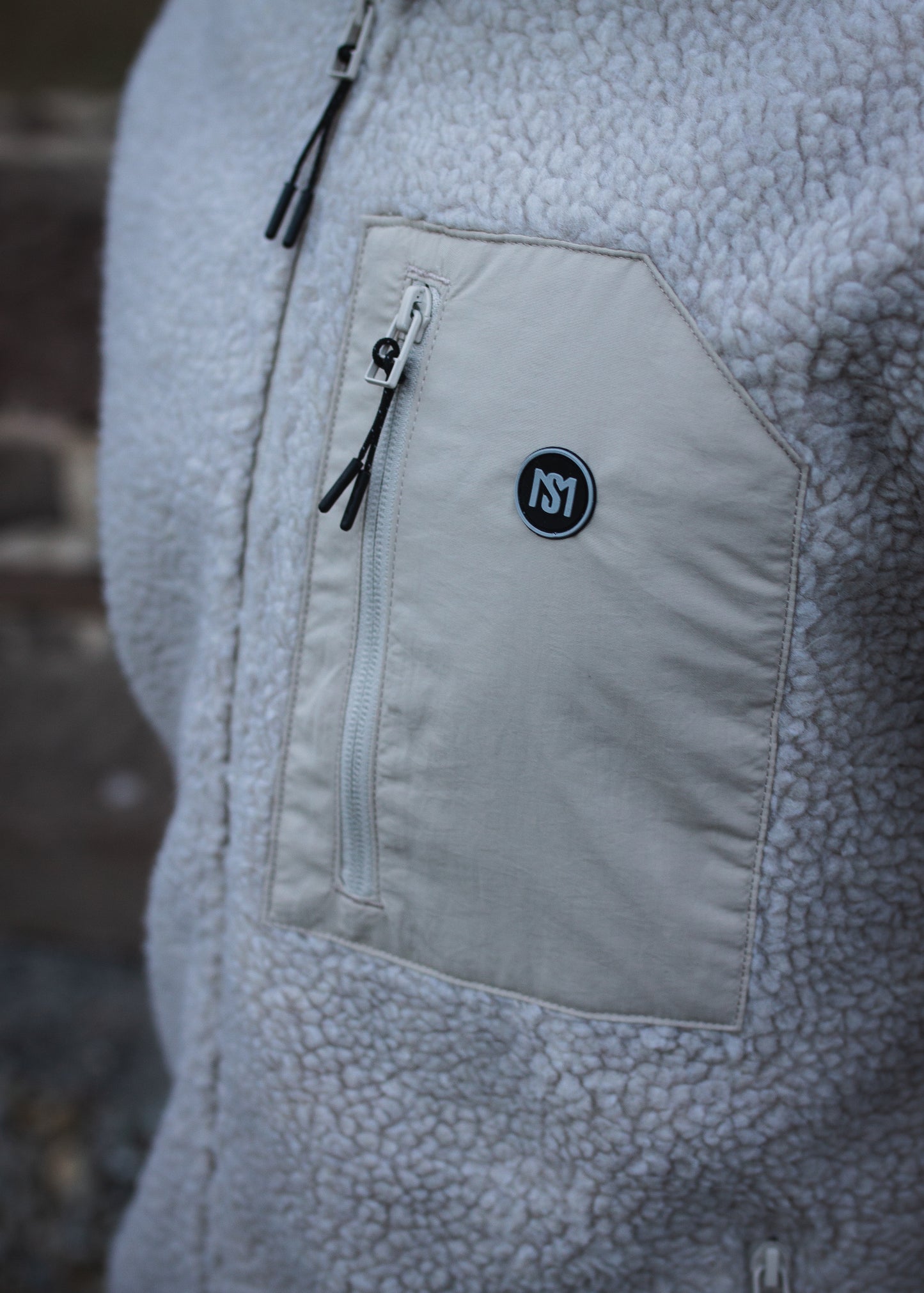 MS Teddyjacke Beige Unisex