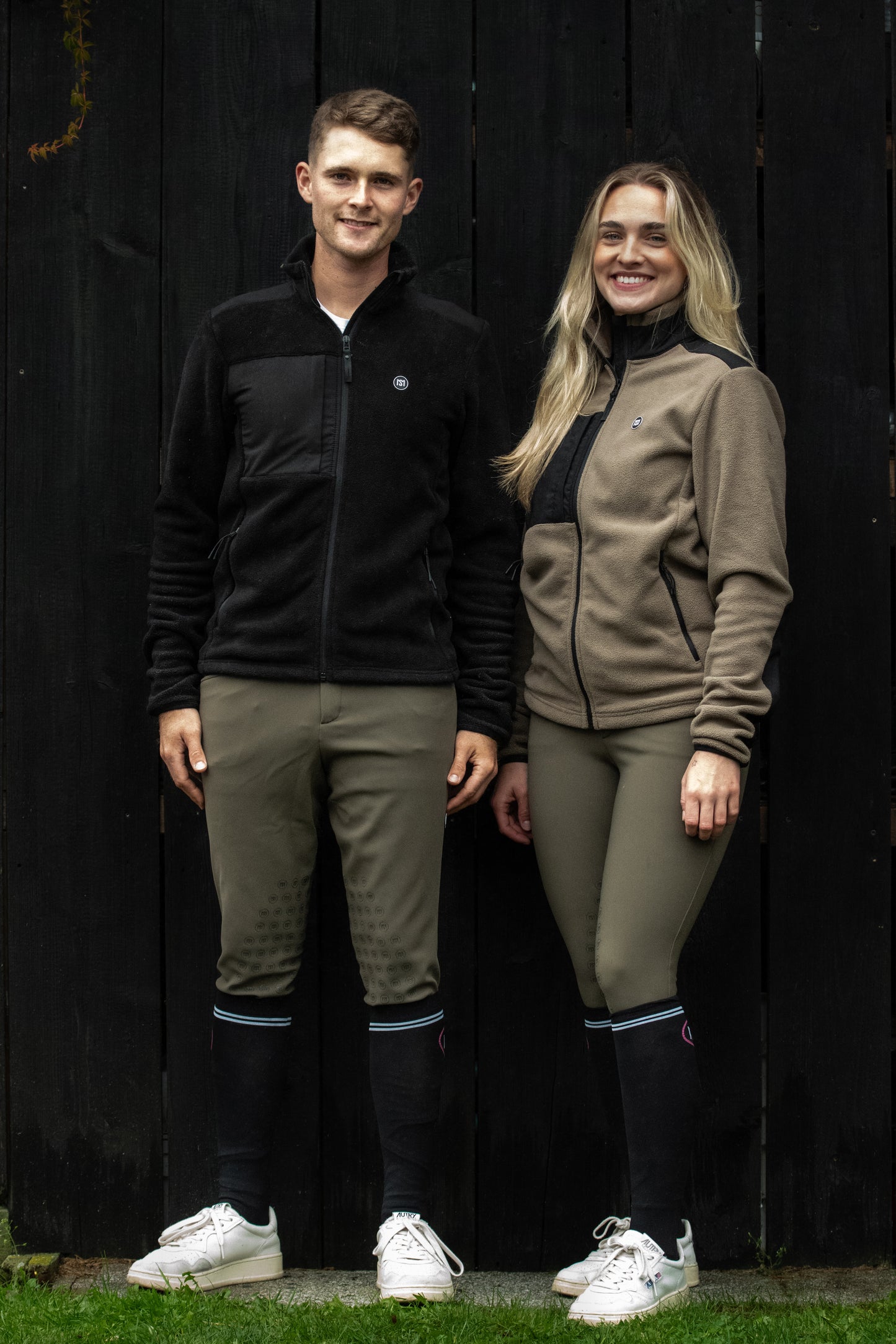 MS Fleecjacke Beige