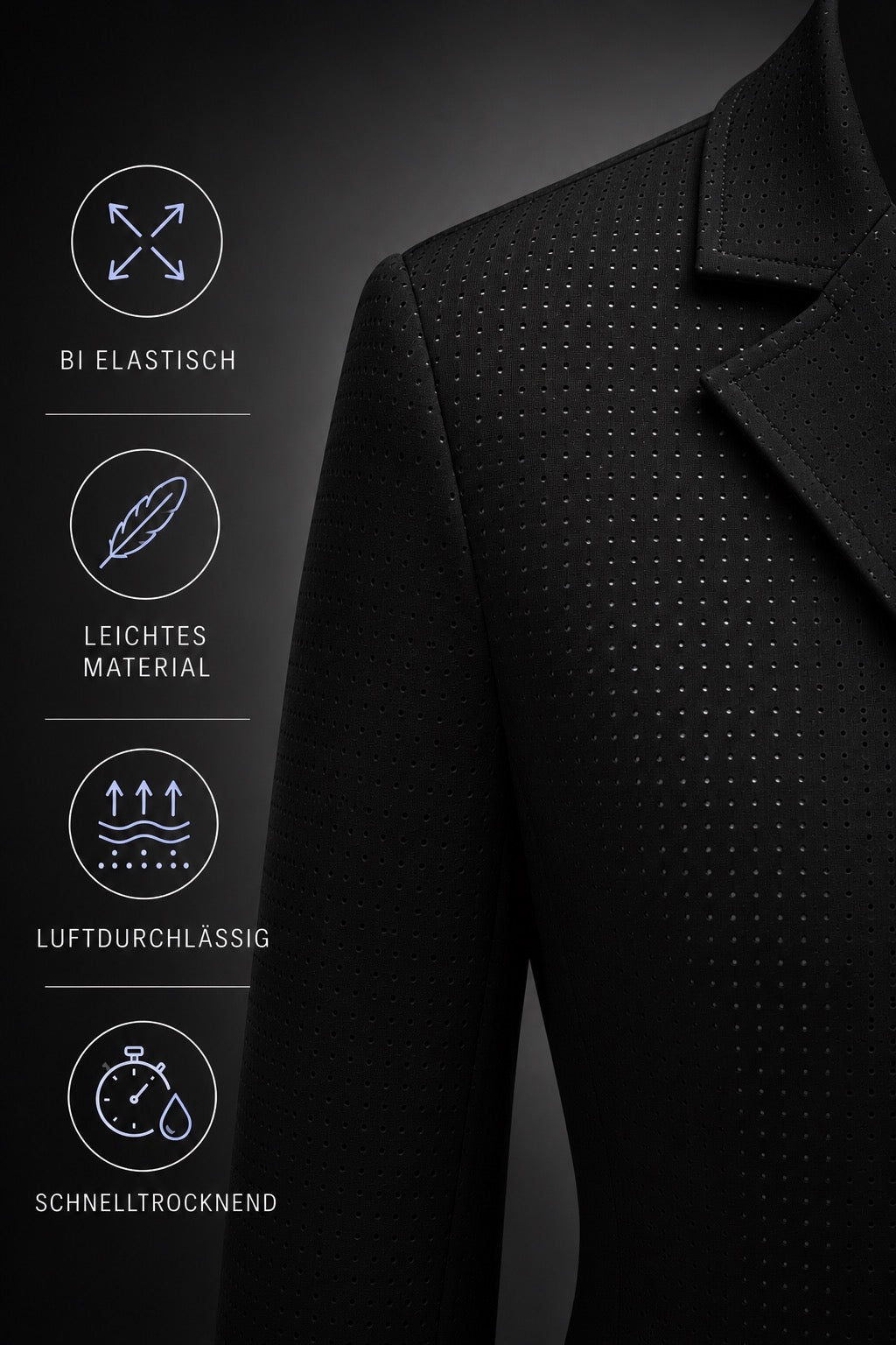Turnierjacket Vienna Schwarz