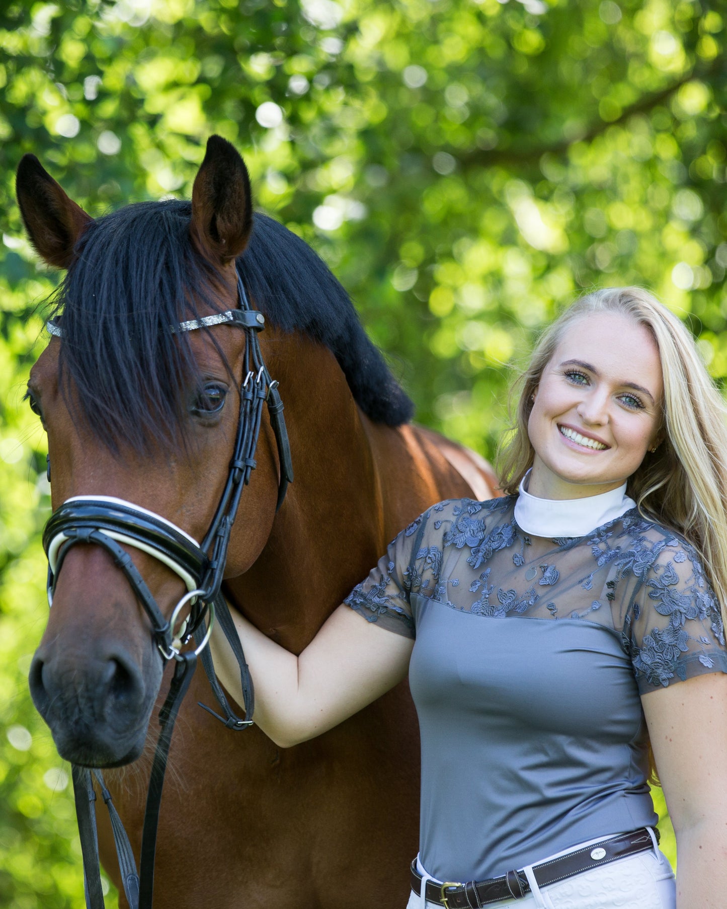 Tournament blouse Kimi Grey