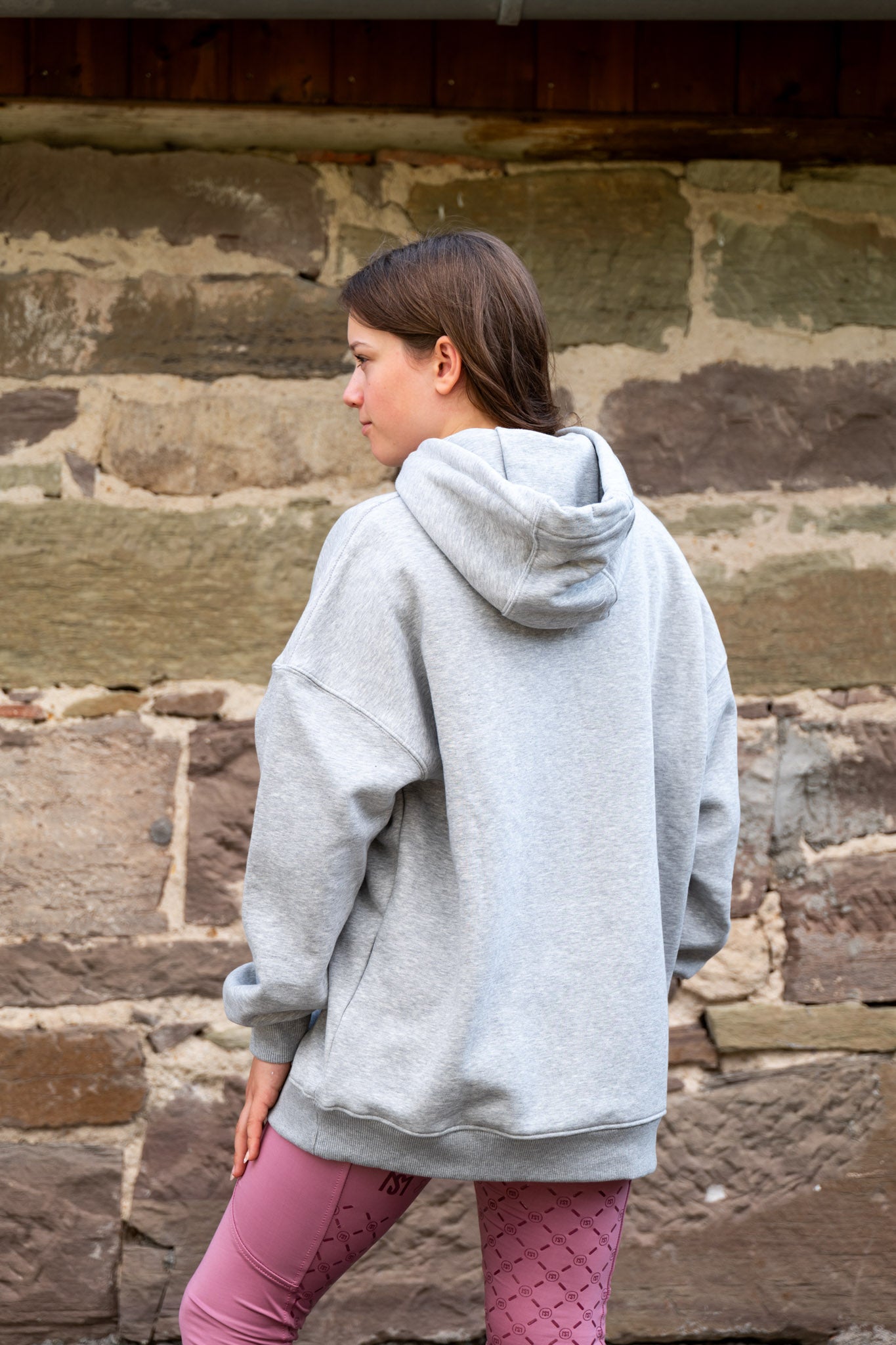 MS Oversize Hoodie Light Grey