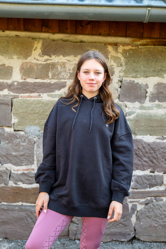 MS Oversize Hoodie Dunkelgrau