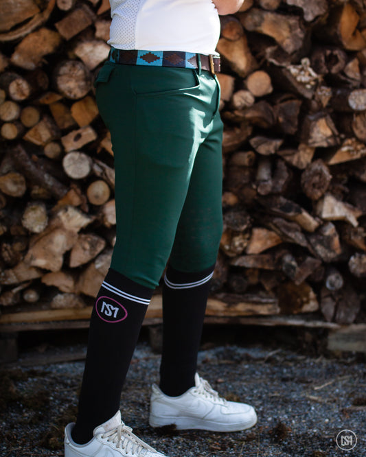 Riding breeches Luka dark green