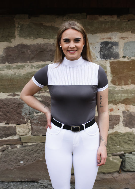 Turnierbluse Kathi Weiß