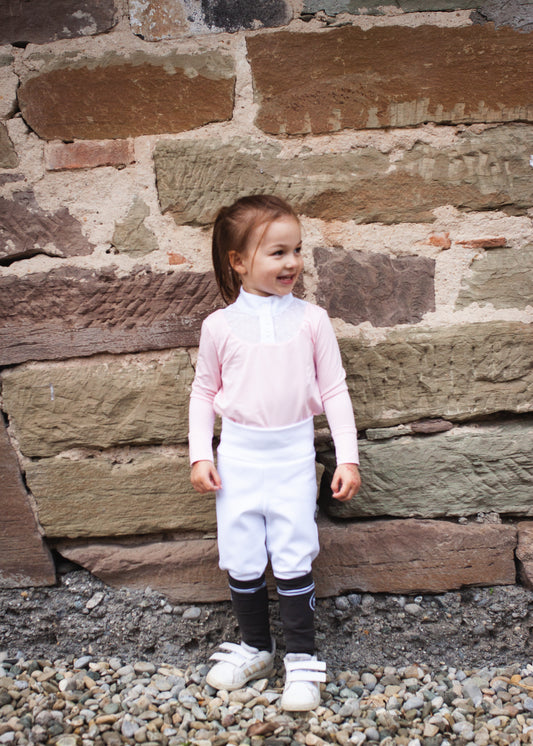 Kinderreithose Pauli Weiß