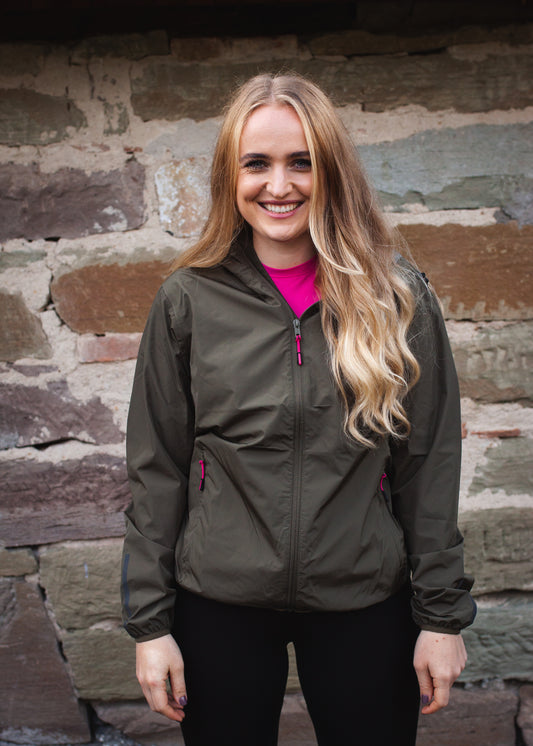 MS Rain Jacket Women Olive