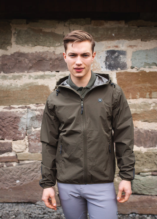 MS Rain Jacket Men Olive