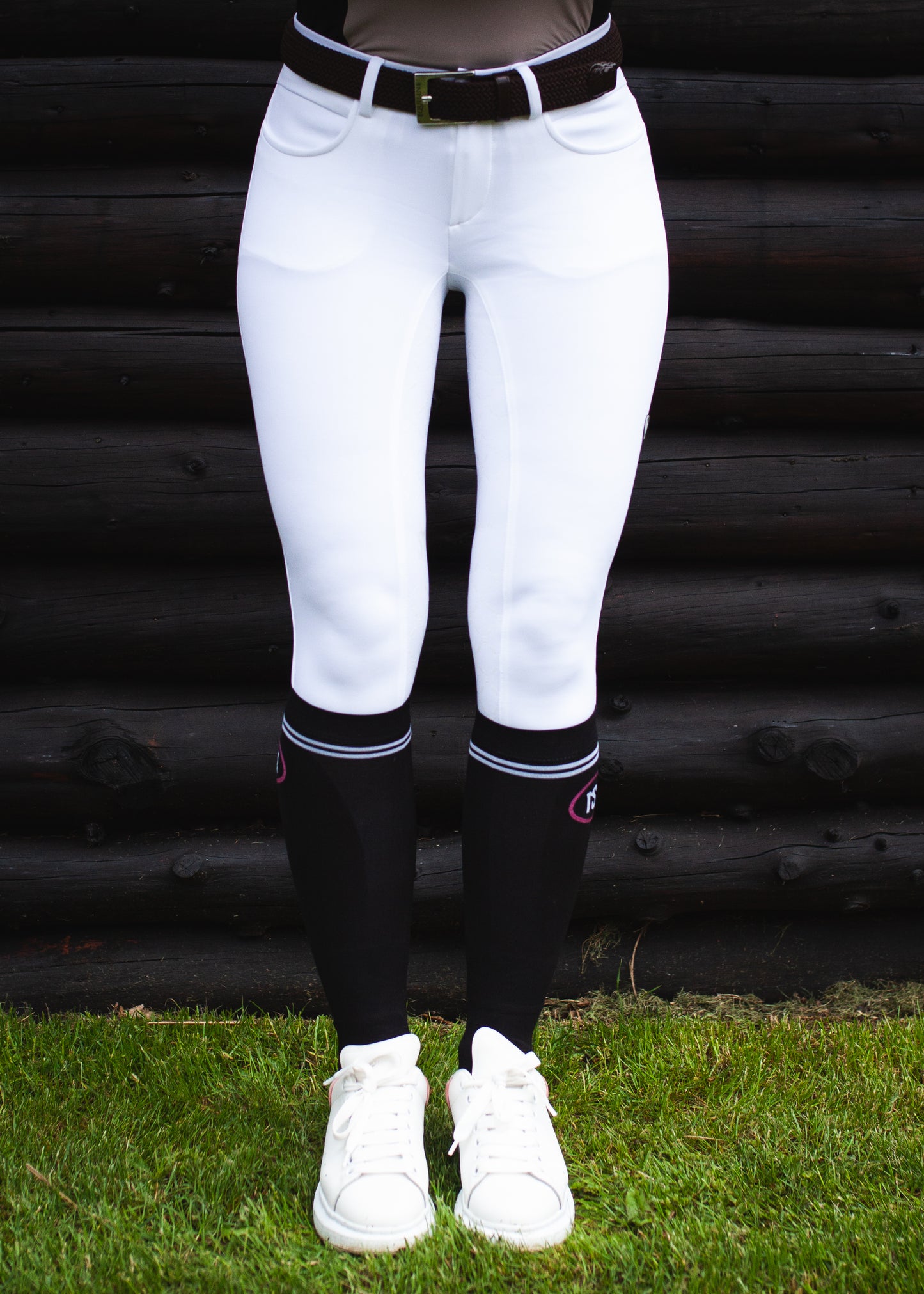 Vollgripreithose Elina weiß