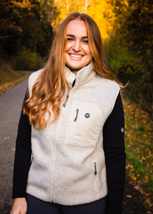 MS Teddy Vest Beige