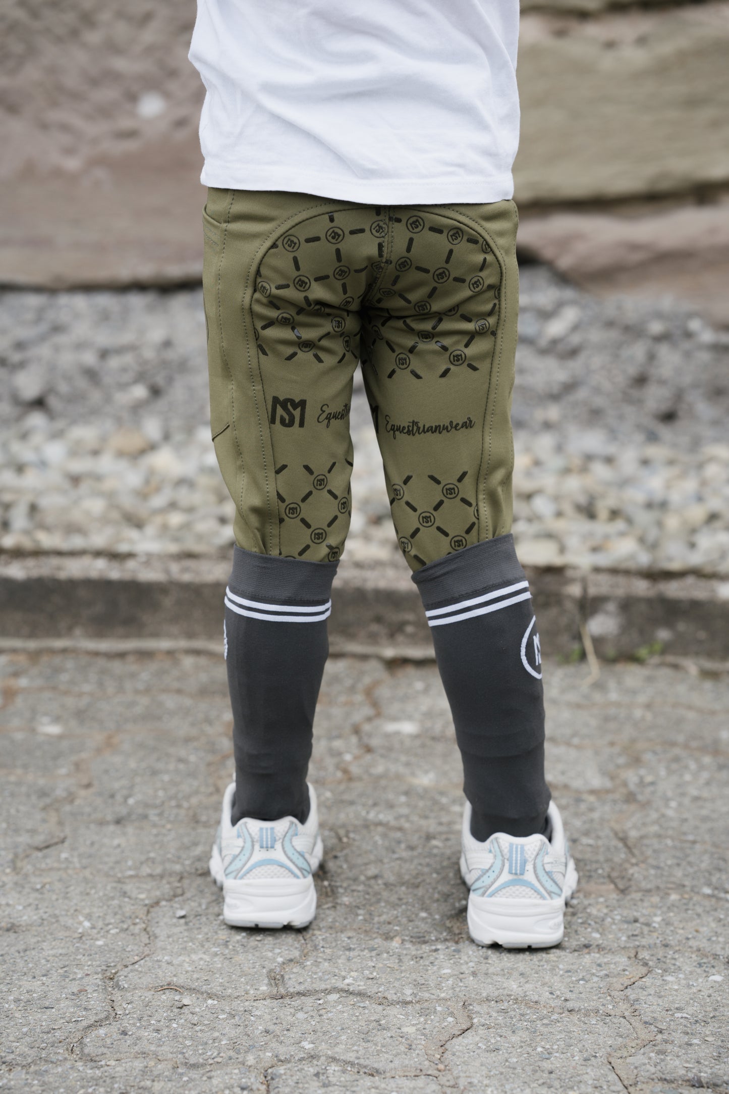 MS Kinderreitleggings Olive