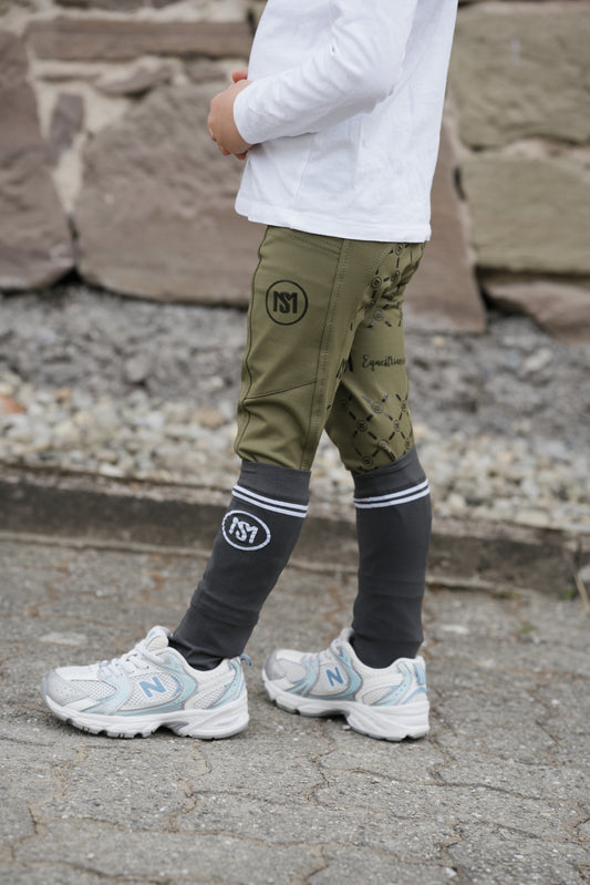 MS Kinderreitleggings Olive