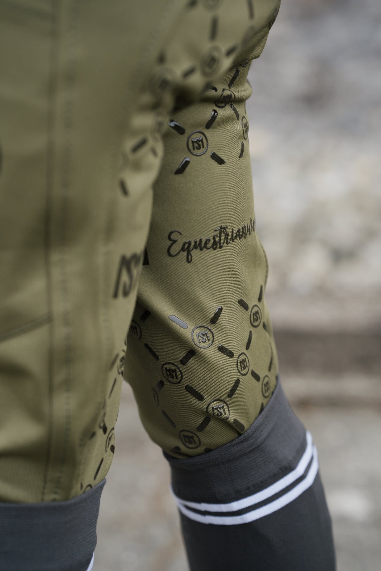 MS Kinderreitleggings Olive