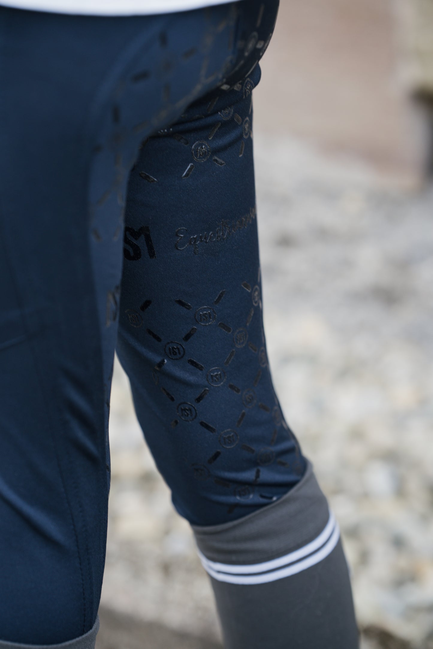 MS Kinderreitleggings Dunkelblau