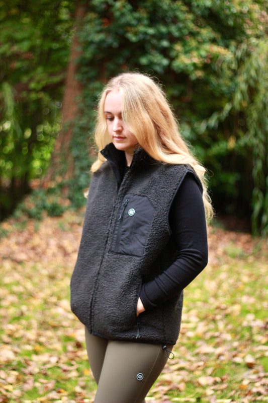 MS Teddy Vest Black