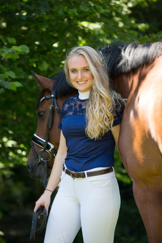 Tournament blouse Kimi dark blue