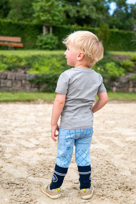 MS Kinderreitleggings Hellblau