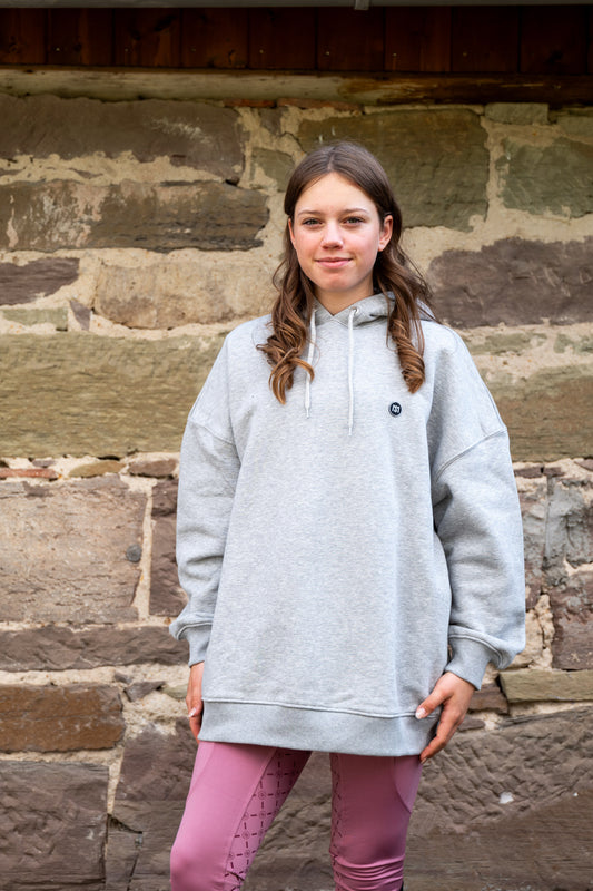 MS Oversize Hoodie Light Grey