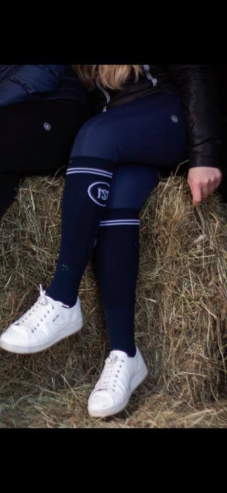 Reitsocken Max Grau