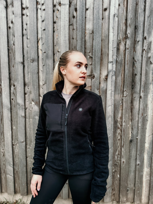 MS fleece jacket black